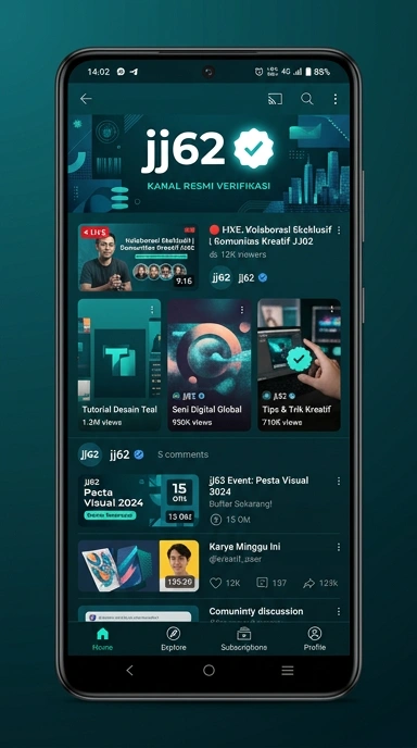 Halaman Resmi jj62 untuk Pengguna Android Indonesia